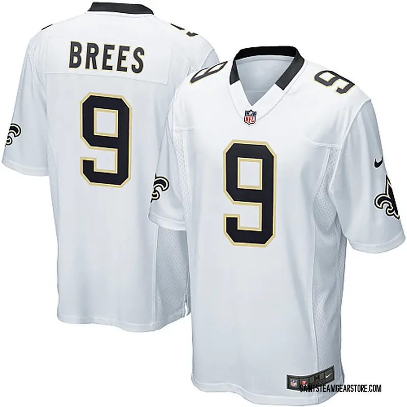 Big & Tall Game Men's Drew Brees New Orleans Saints Nike Jersey - White